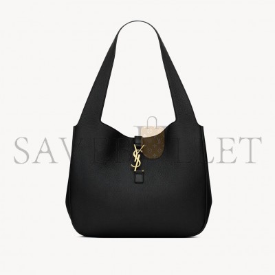 YSL LE 5 À 7 BEA IN GRAINED LEATHER 763435AACTP1000 (50*28*18cm)